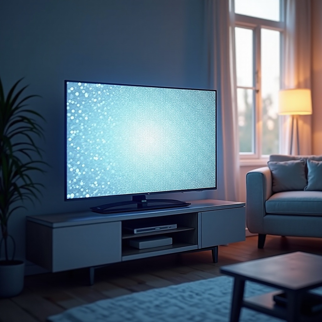 テレビ画面の雪への効果的な解決策