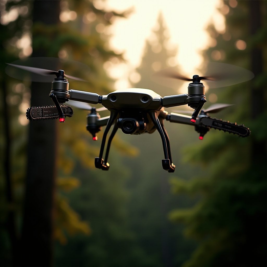 Menjelajahi Dunia Dinamis Drone dengan Gergaji Mesin