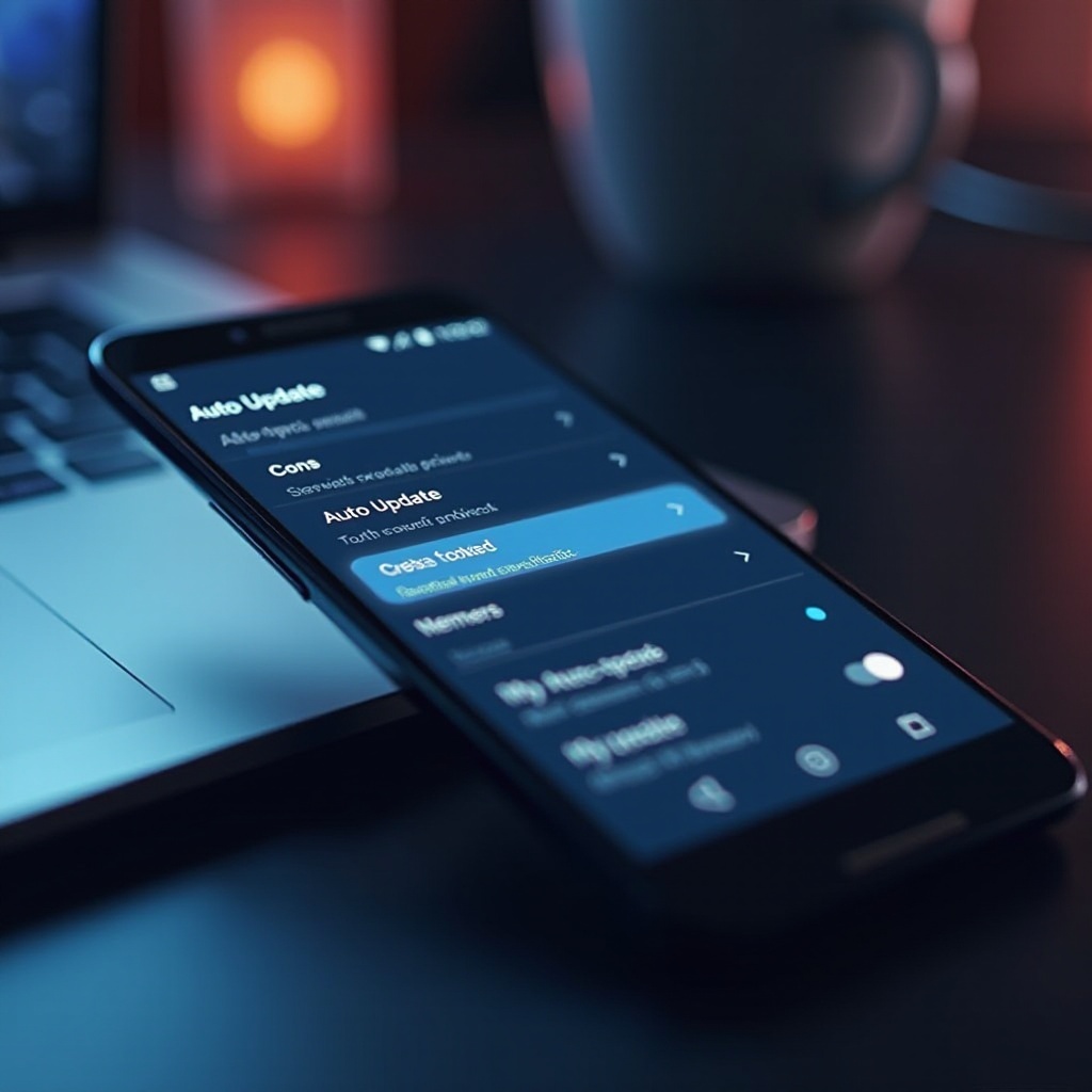 turn off auto update android