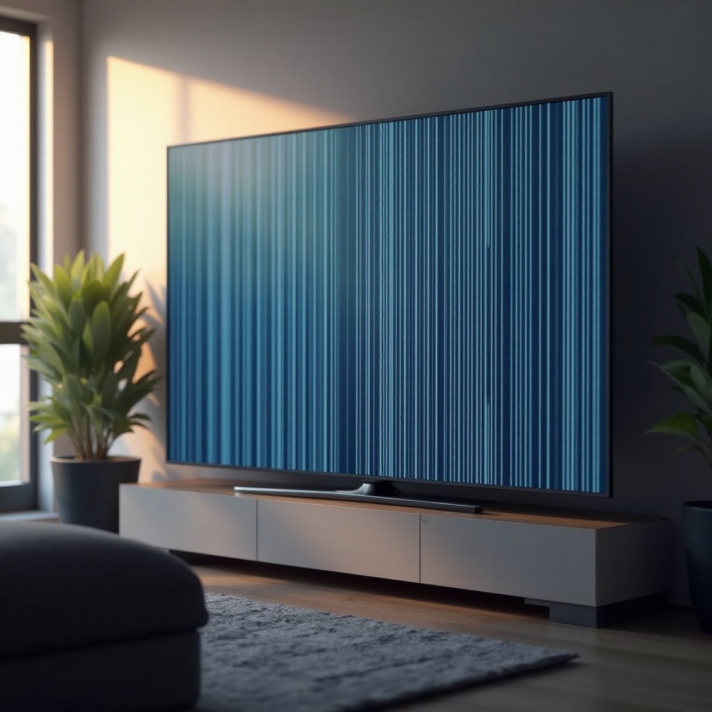 Ratkaise pystysuorat viivat Samsung TV -näytöillä: syyt ja korjaukset