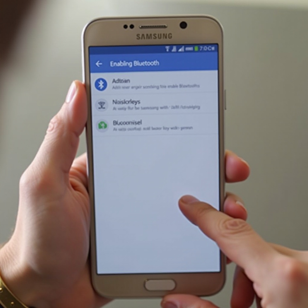 how to connect a smart watch to a samsung phone