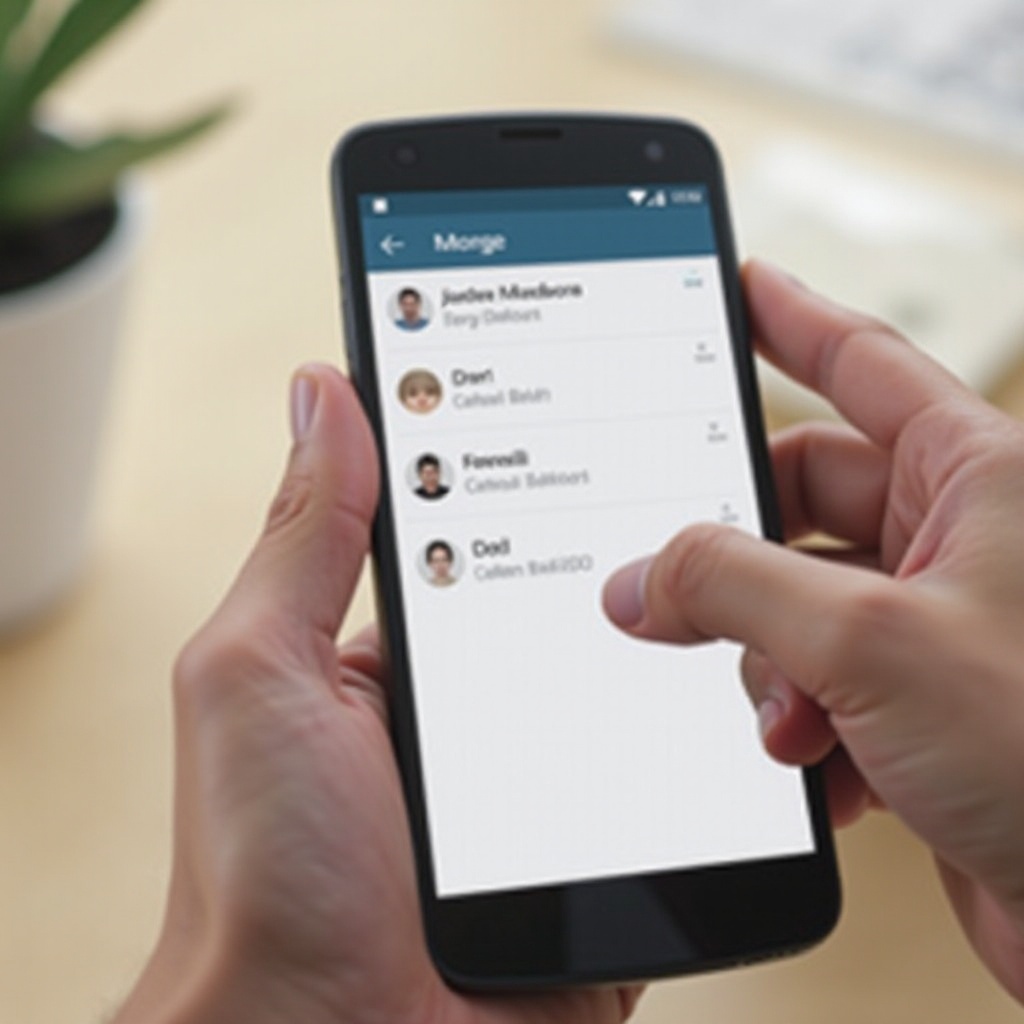 jak połączyć kontakty na Androidzie
