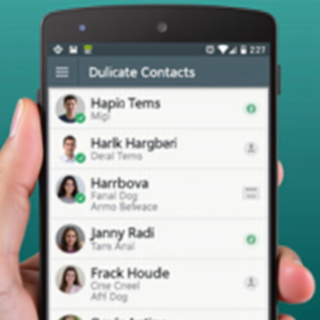 how to merge contacts android